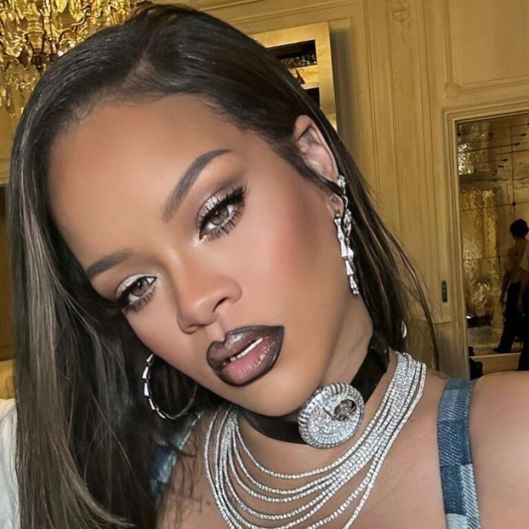 Rihanna sports a stunning Jacob & Co. watch choker at Pharrell’s Louis Vuitton show