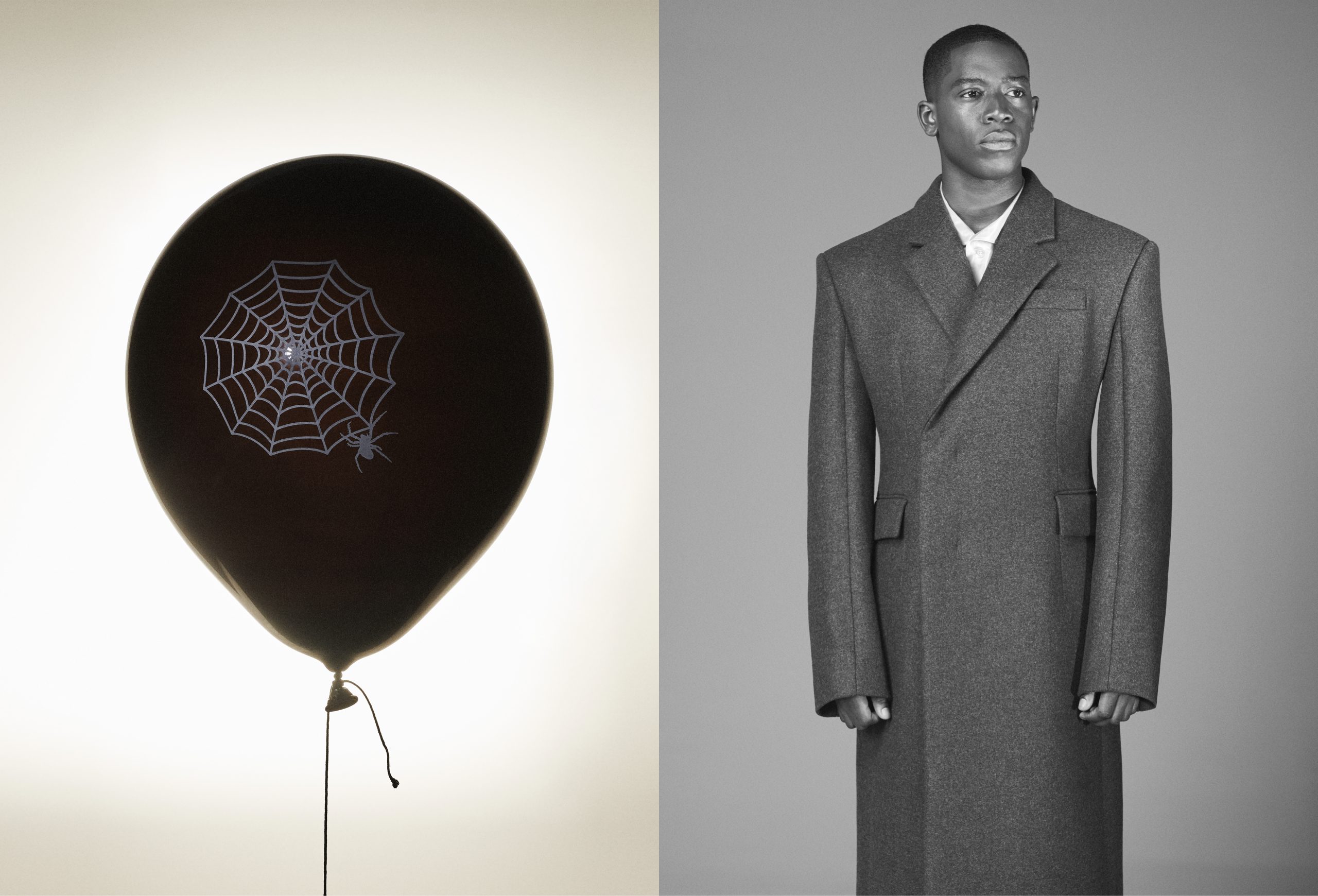 The Prada Menswear Fall Winter 22 campaign stars Rami Malek, Damson Idris, and Jeff Goldblum