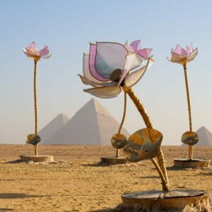 ‘Forever is Now’ – The Pyramids of Giza Meet Contemporary Art