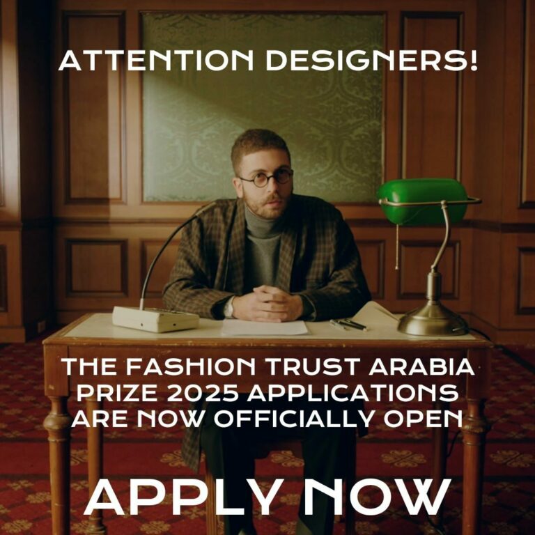 Fashion Trust Arabia Opens Applications for the 2025 FTA Prize