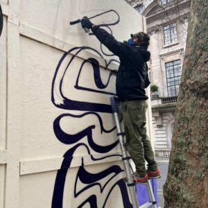 Saudi Street Art Lands in Mayfair