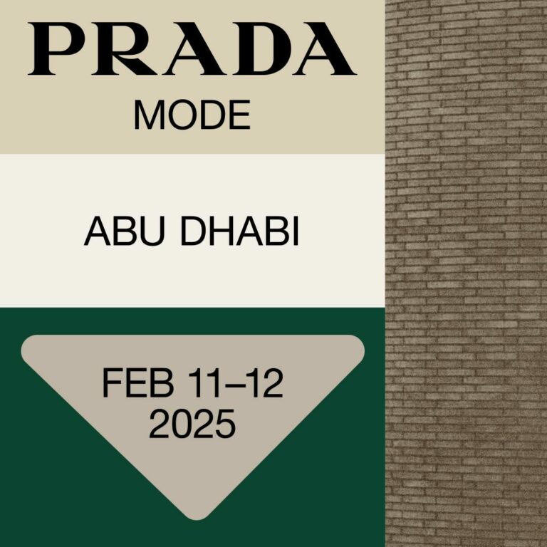 Prada Mode Lands in Abu Dhabi!