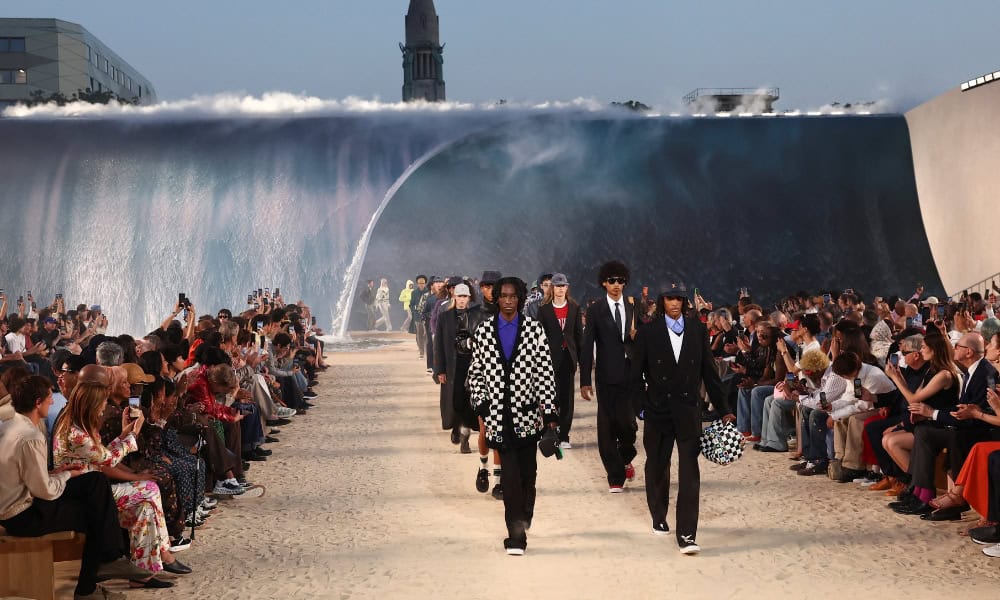 Pharrell Takes Louis Vuitton to the Beach