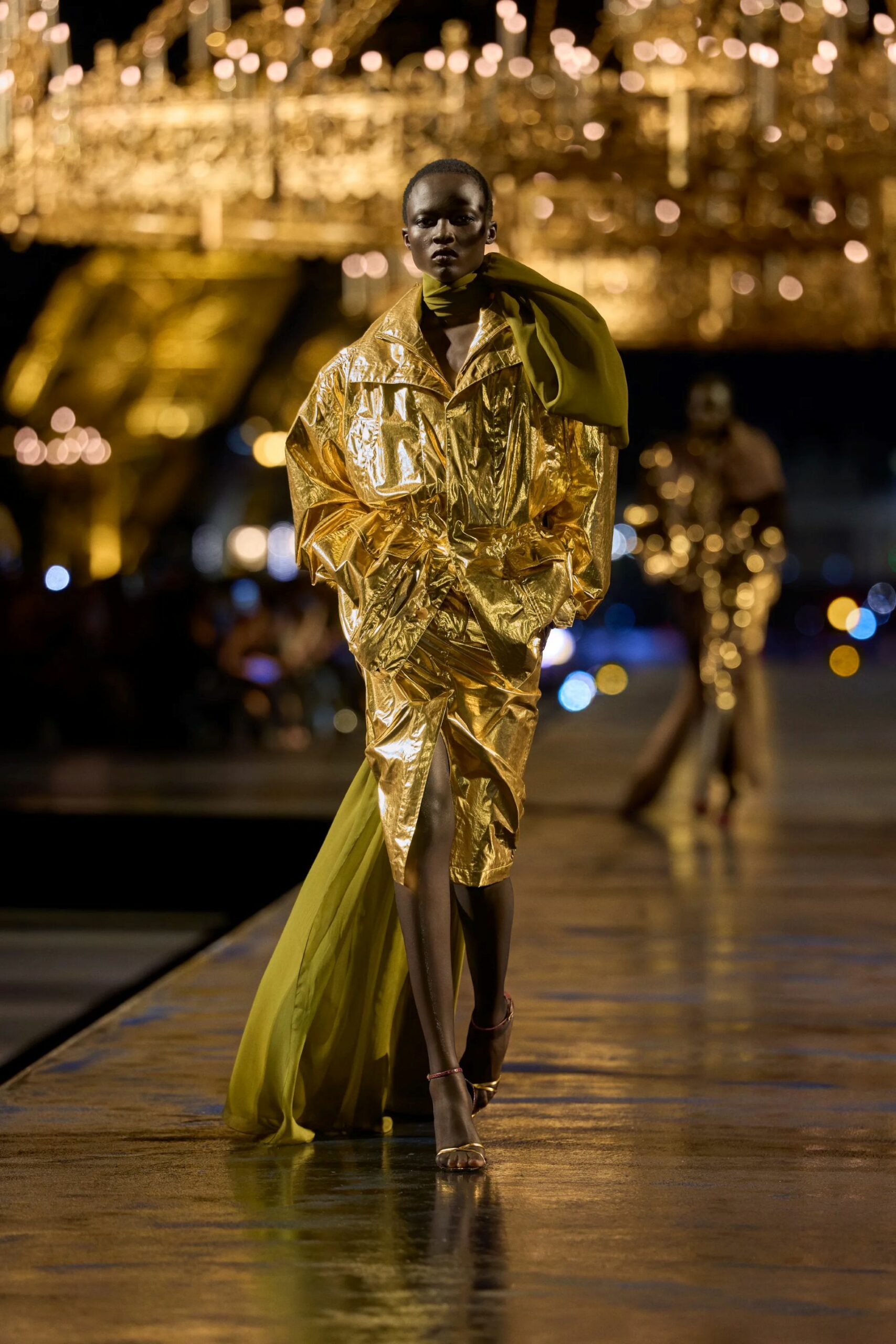 Saint Laurent Turns Everything Gold