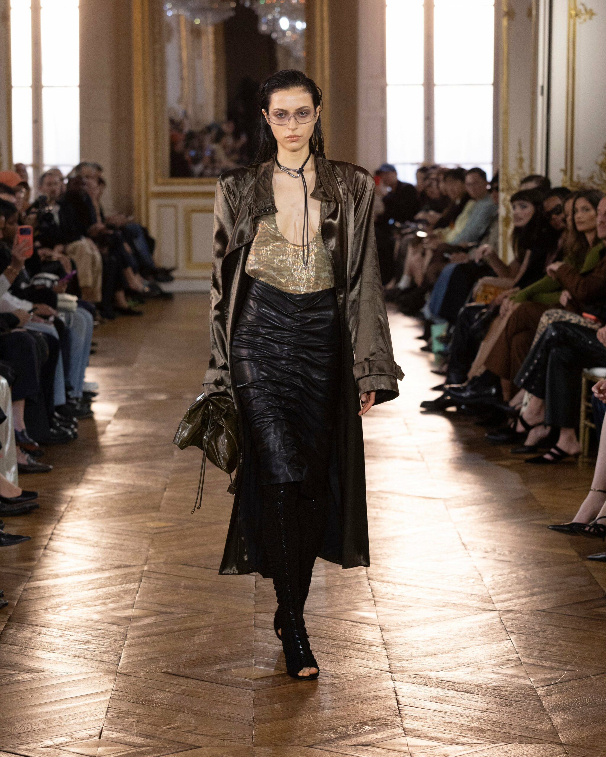 Balmain Spring/Summer 2027 runway look, Paris Fashion Week