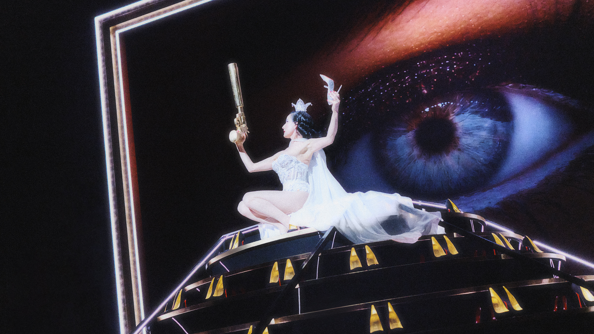 Christian Louboutin Spring/Summer 2027 runway look, Paris Fashion Week