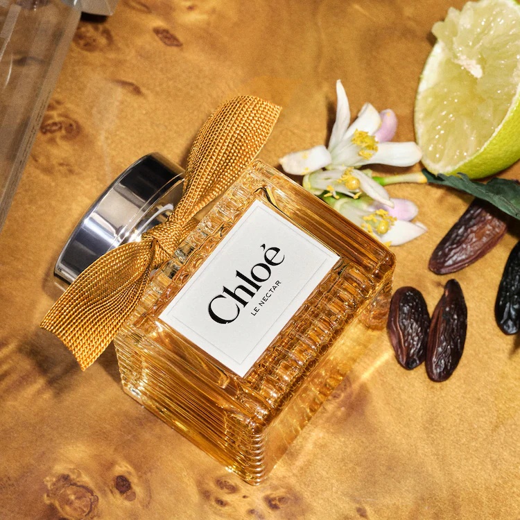 Chloé Le Nectar Parfum Intense bottle with orange blossom, lime and tonka beans