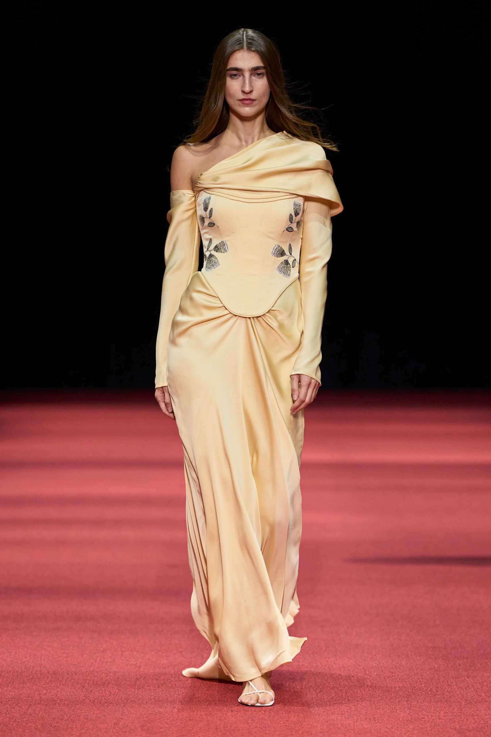 Nafsika Skourti runway look at Dubai Fashion Week