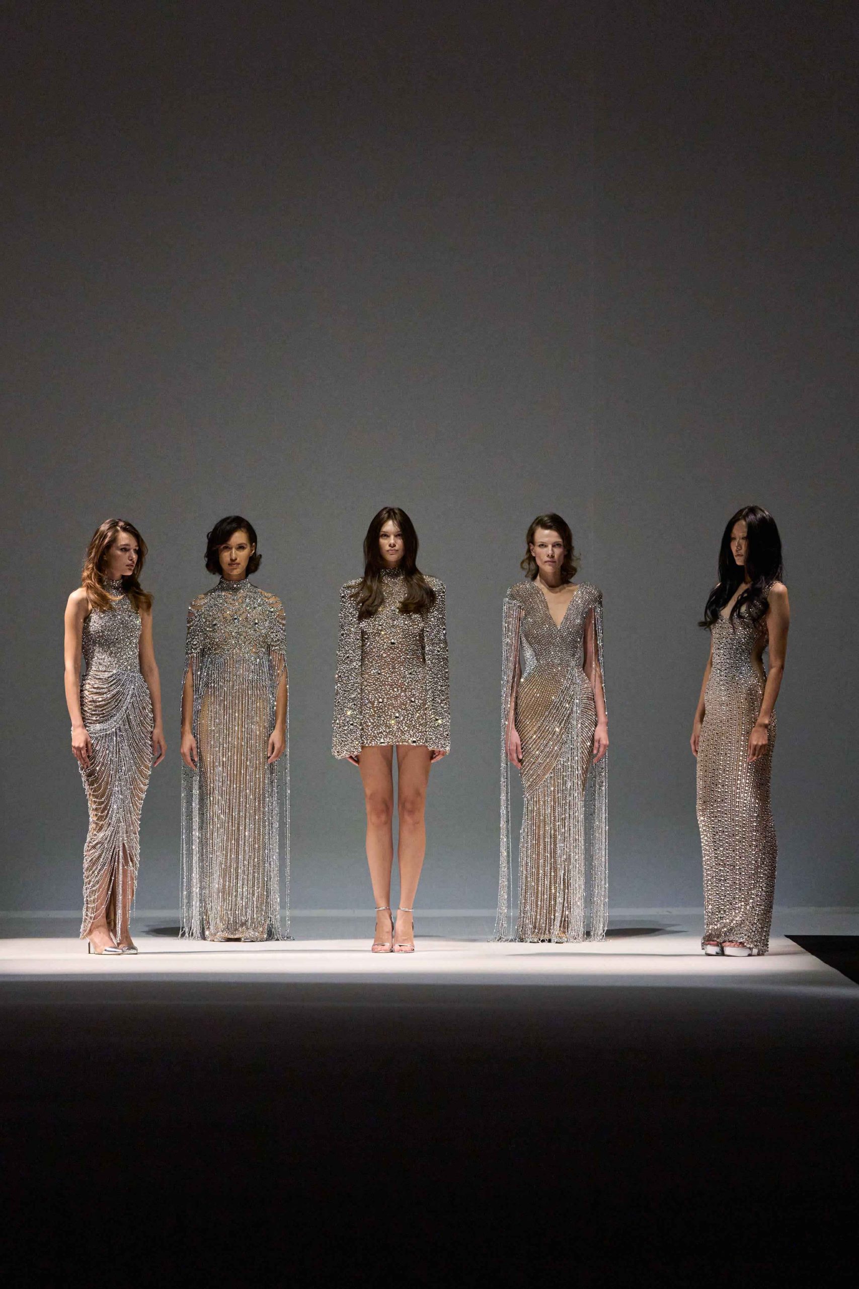 Yousef AlJasmi SS27 runway look at Dubai Fashion Week